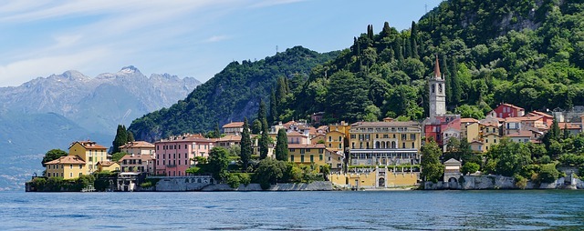 Lake Como in April, May, June