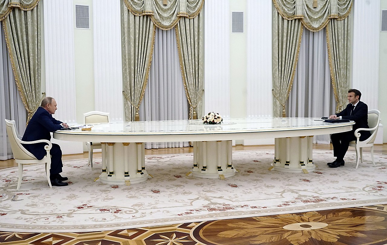 Putin’s Enormous Table is Italian